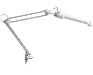 Galda lampa Global, balta, Delux S (spuldze)